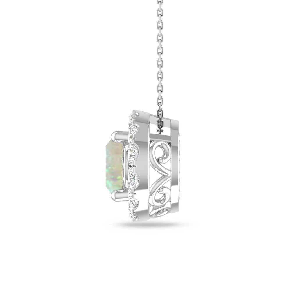 White Gold - Opal