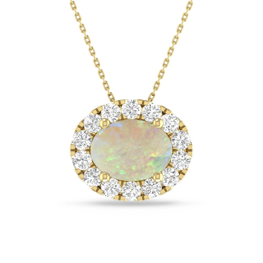 Yellow Gold - Opal