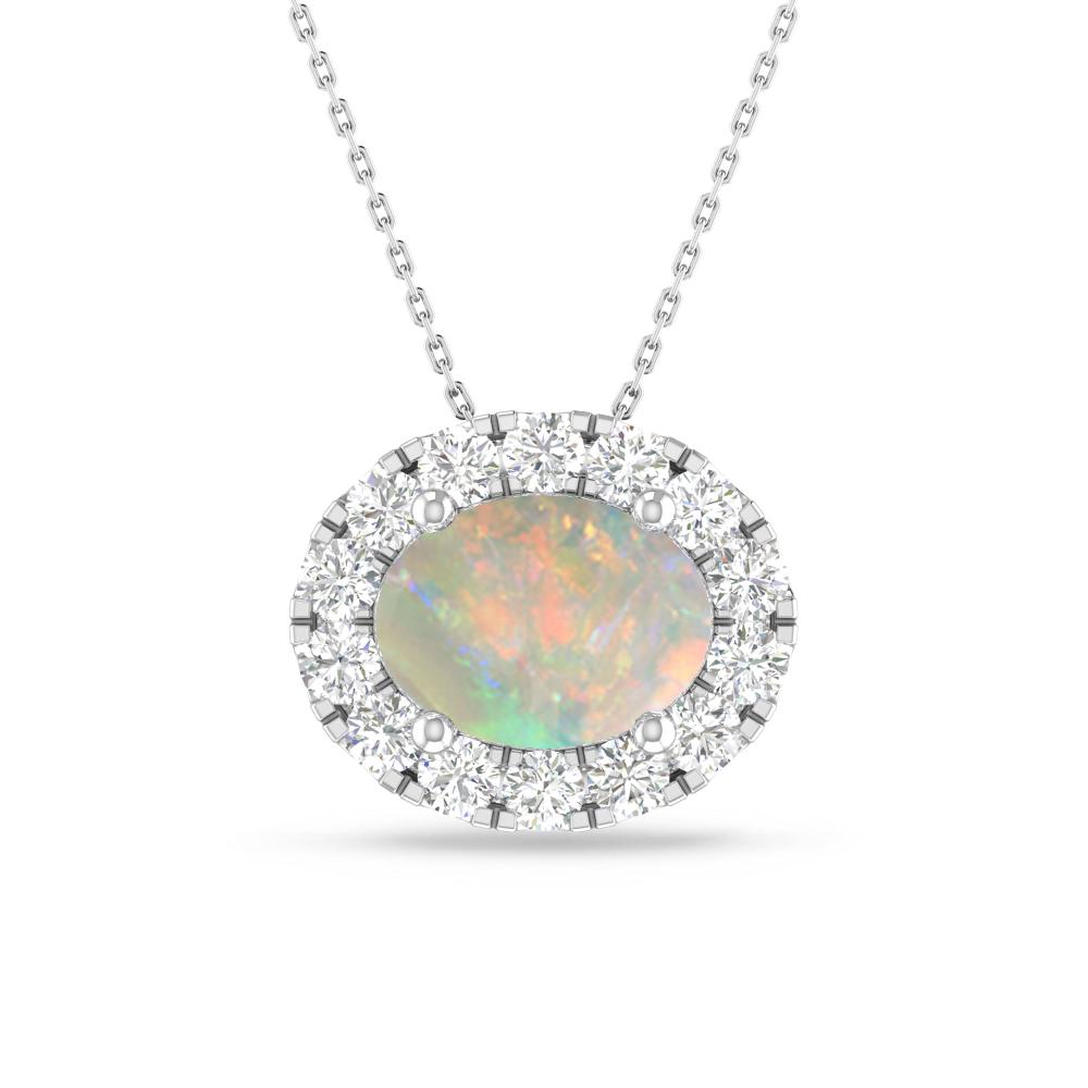 White Gold - Opal