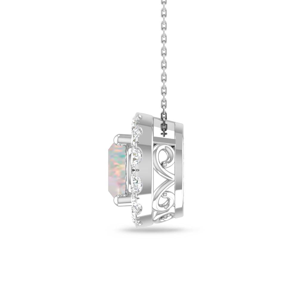 White Gold - Opal