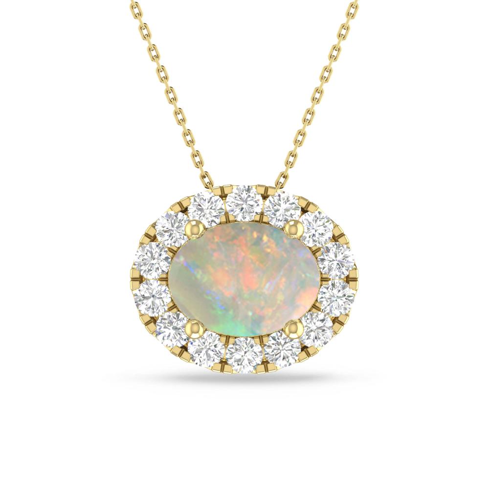 Yellow Gold - Opal