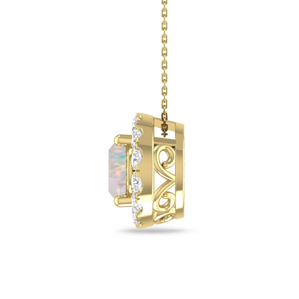 Yellow Gold - Opal