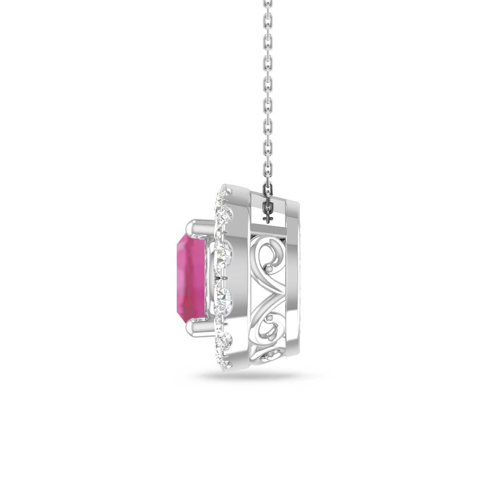 White Gold - Pink Tourmaline