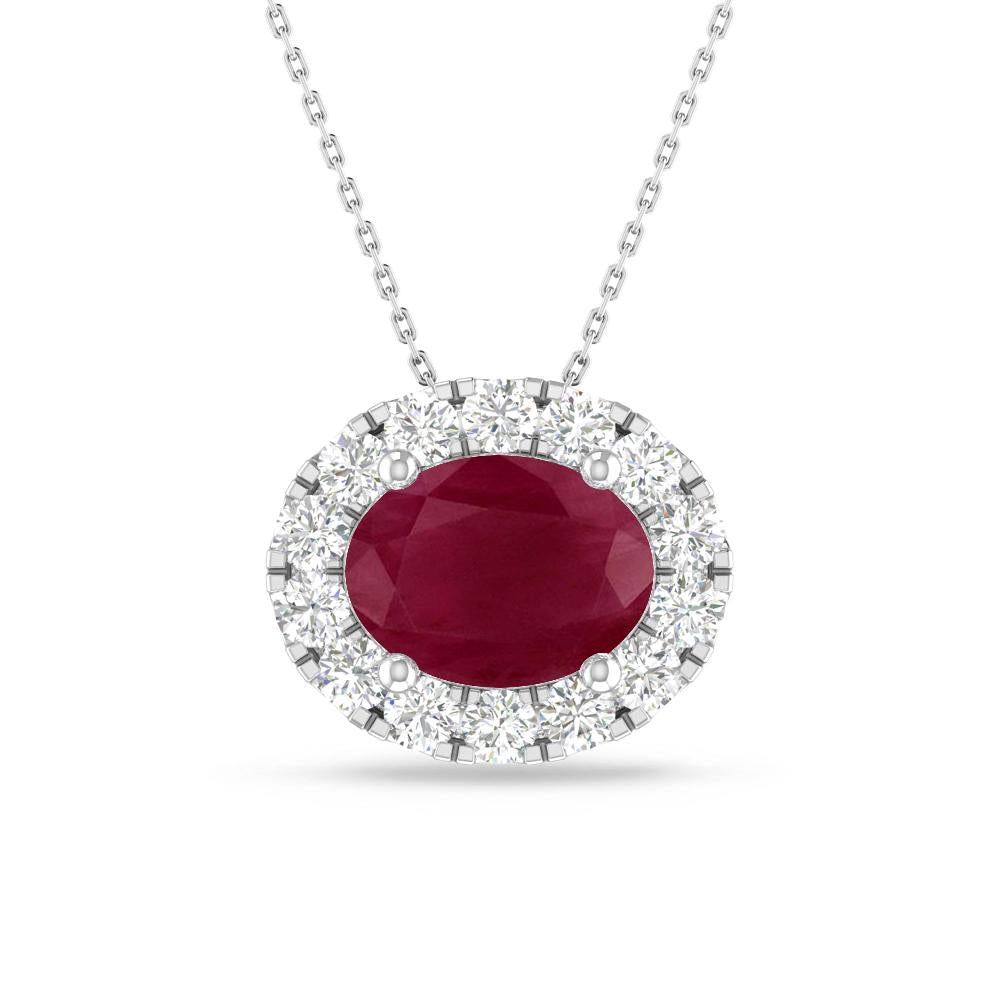 White Gold - Ruby