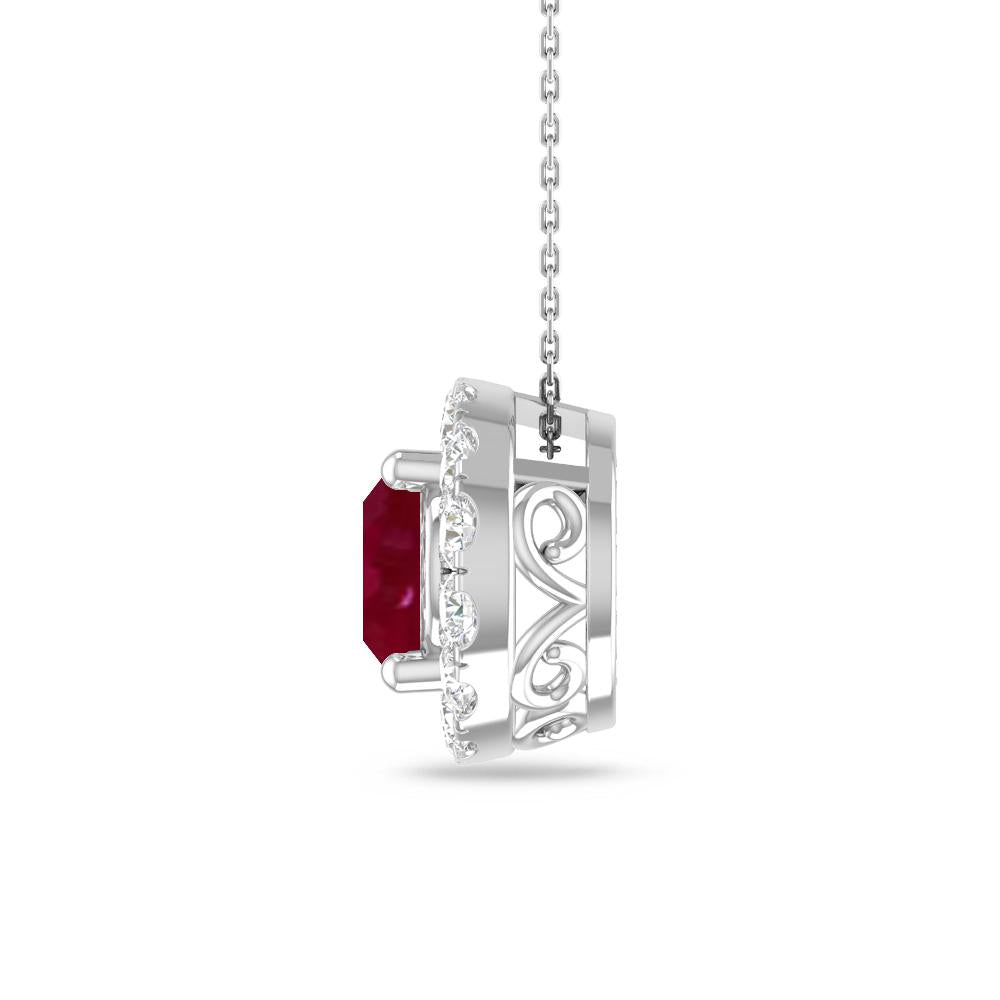White Gold - Ruby