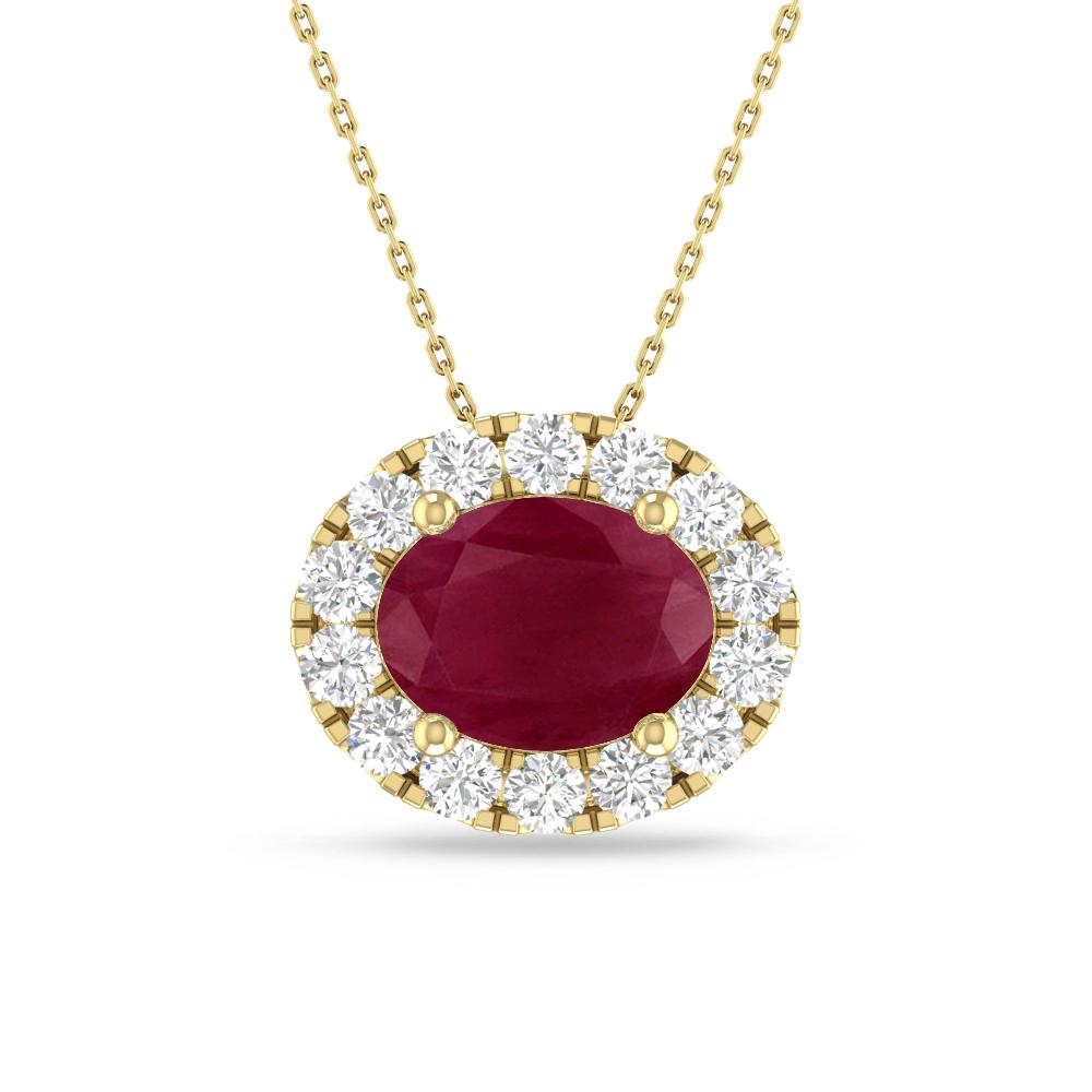 Yellow Gold - Ruby