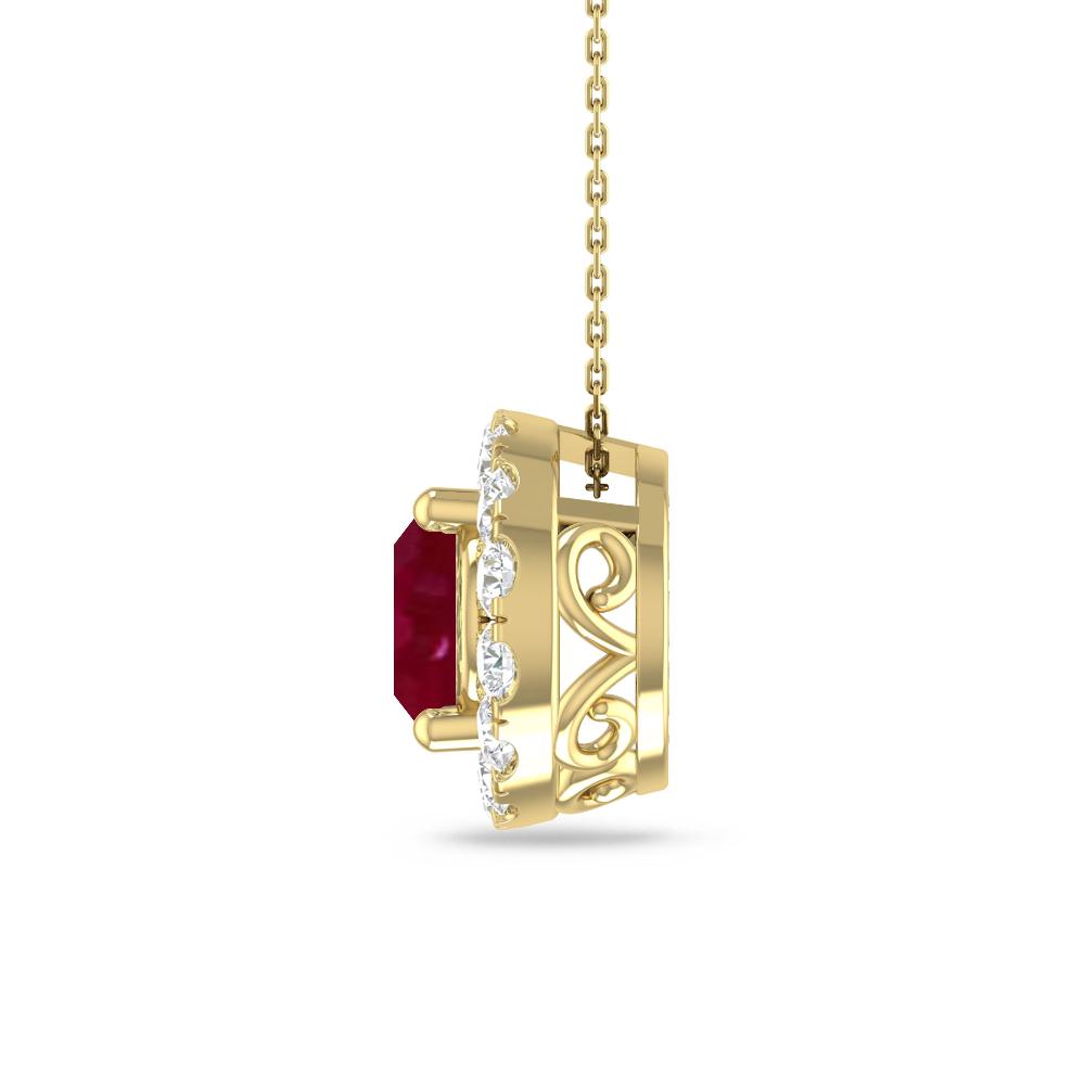 Yellow Gold - Ruby