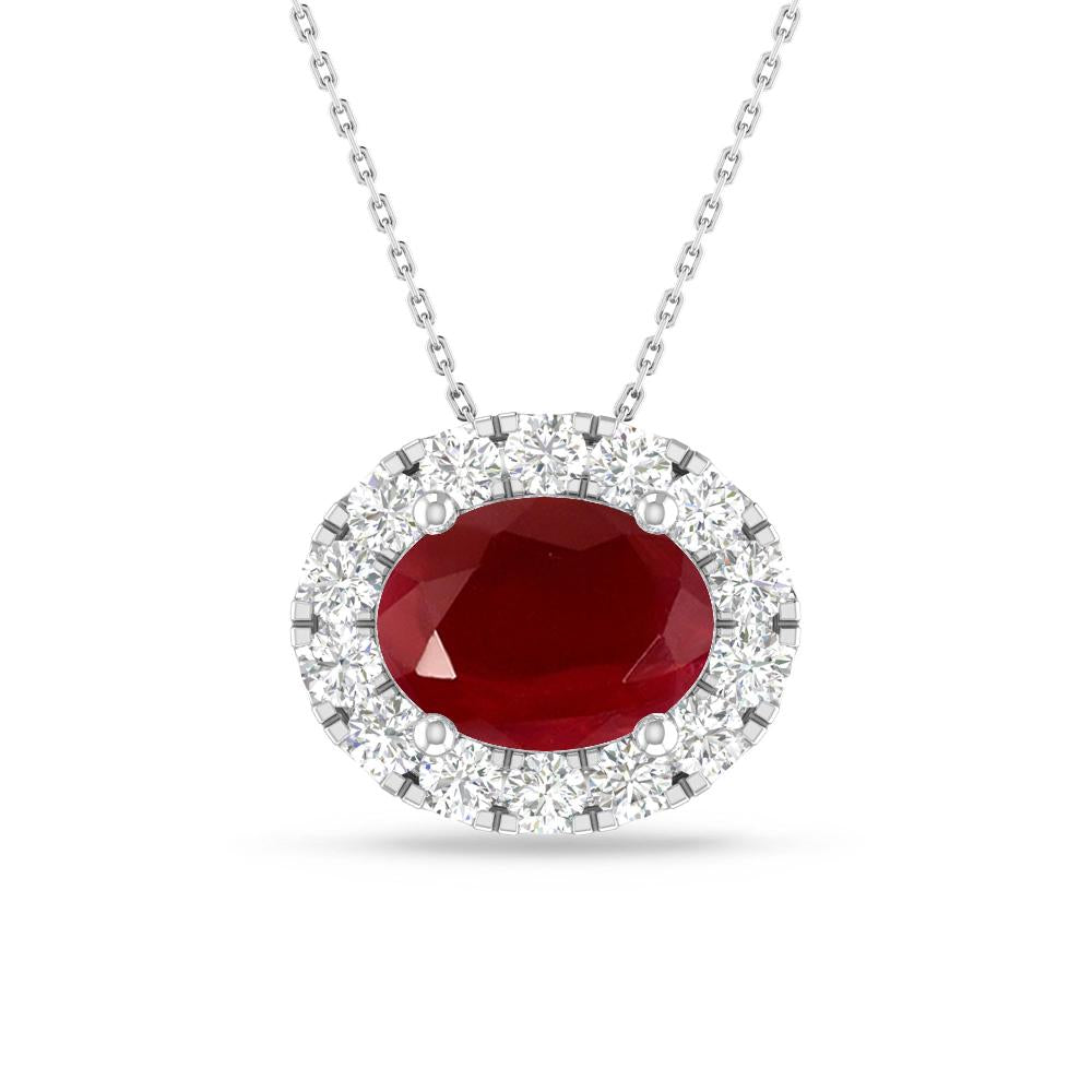 White Gold - Ruby