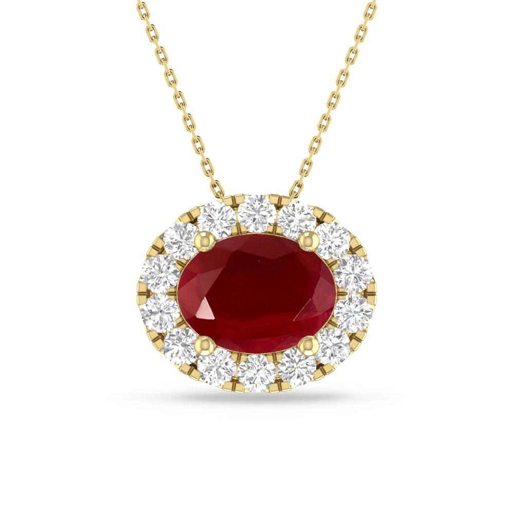 Yellow Gold - Ruby