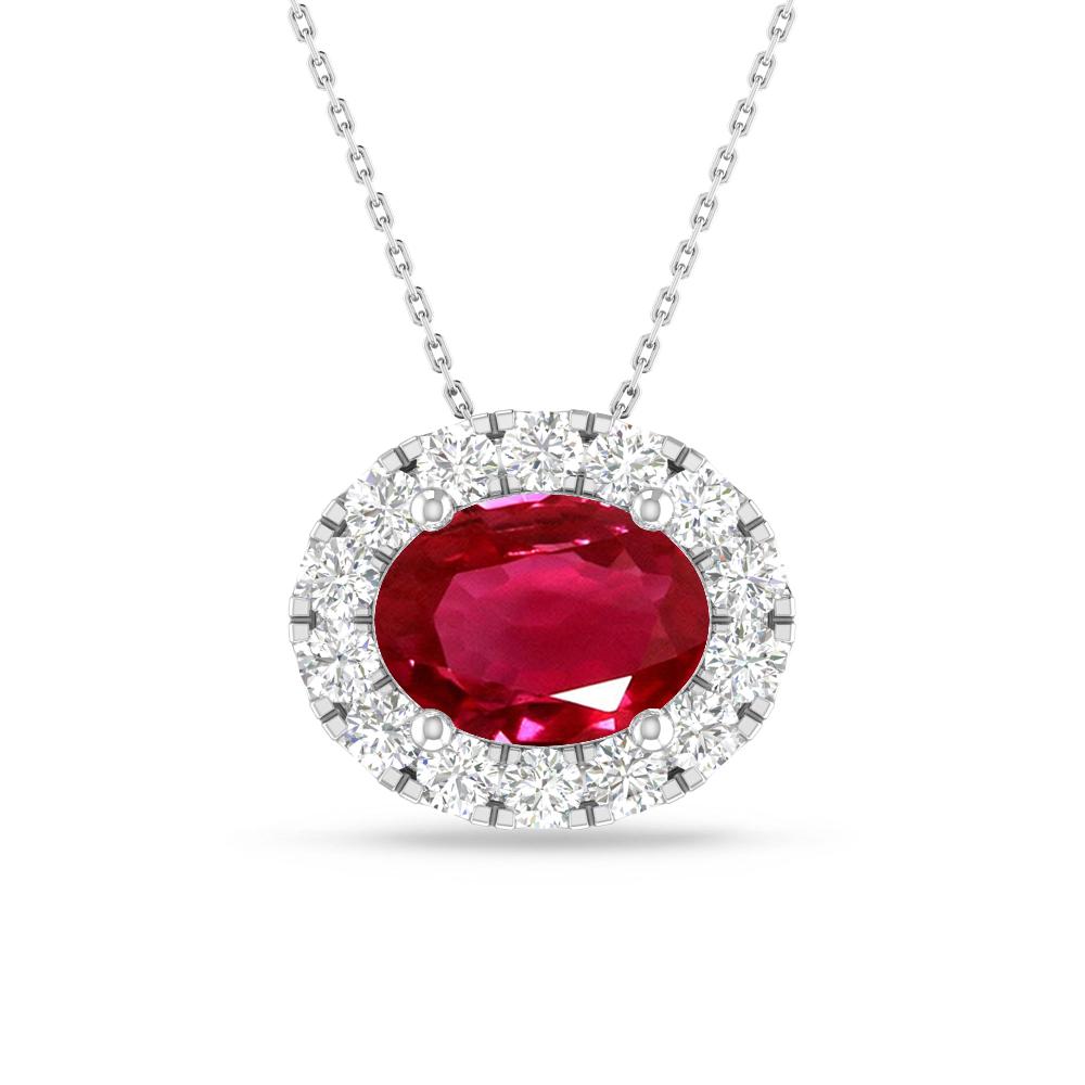 White Gold - Ruby