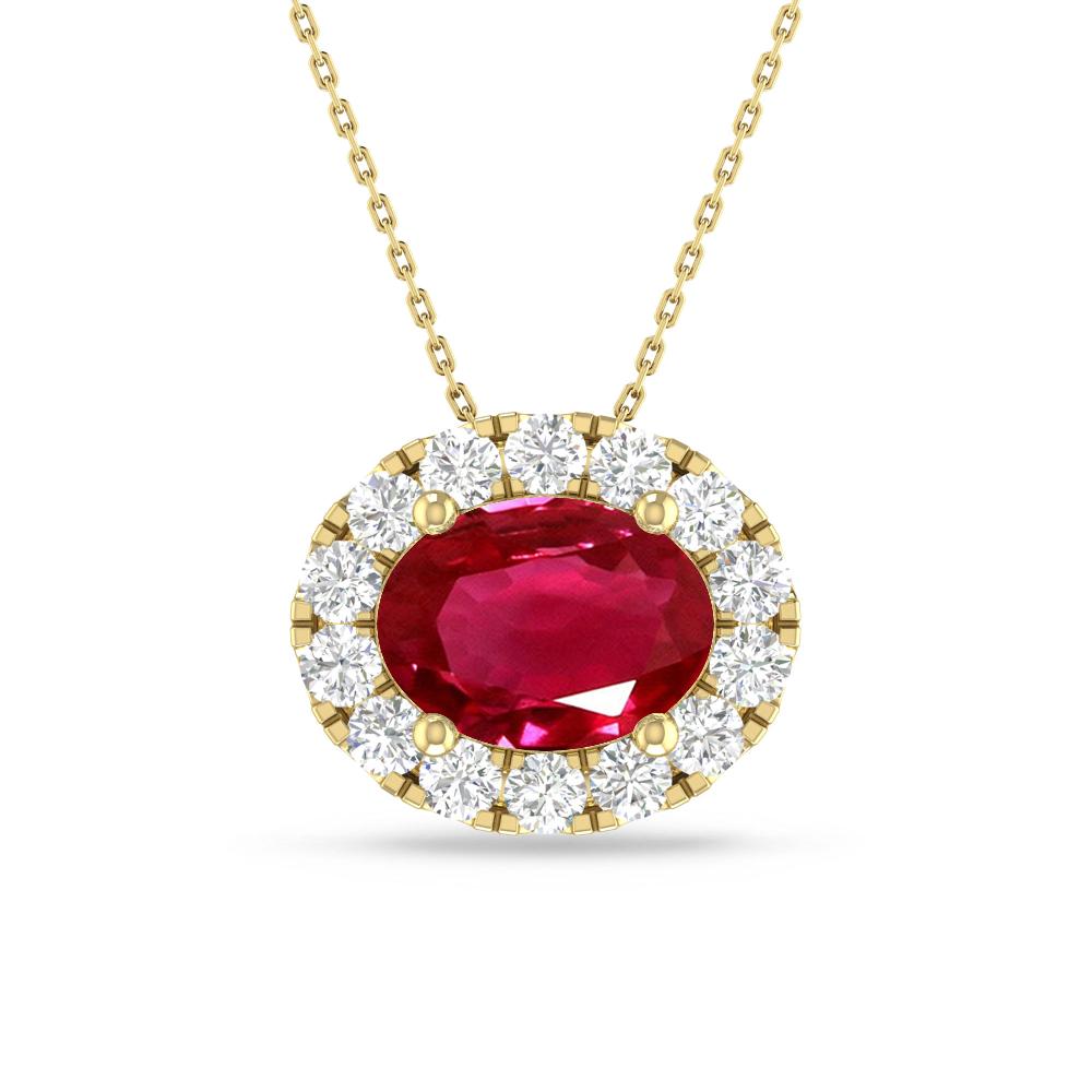 Yellow Gold - Ruby