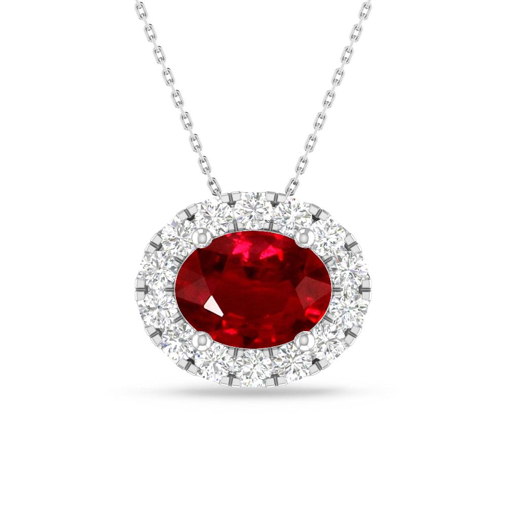 White Gold - Ruby
