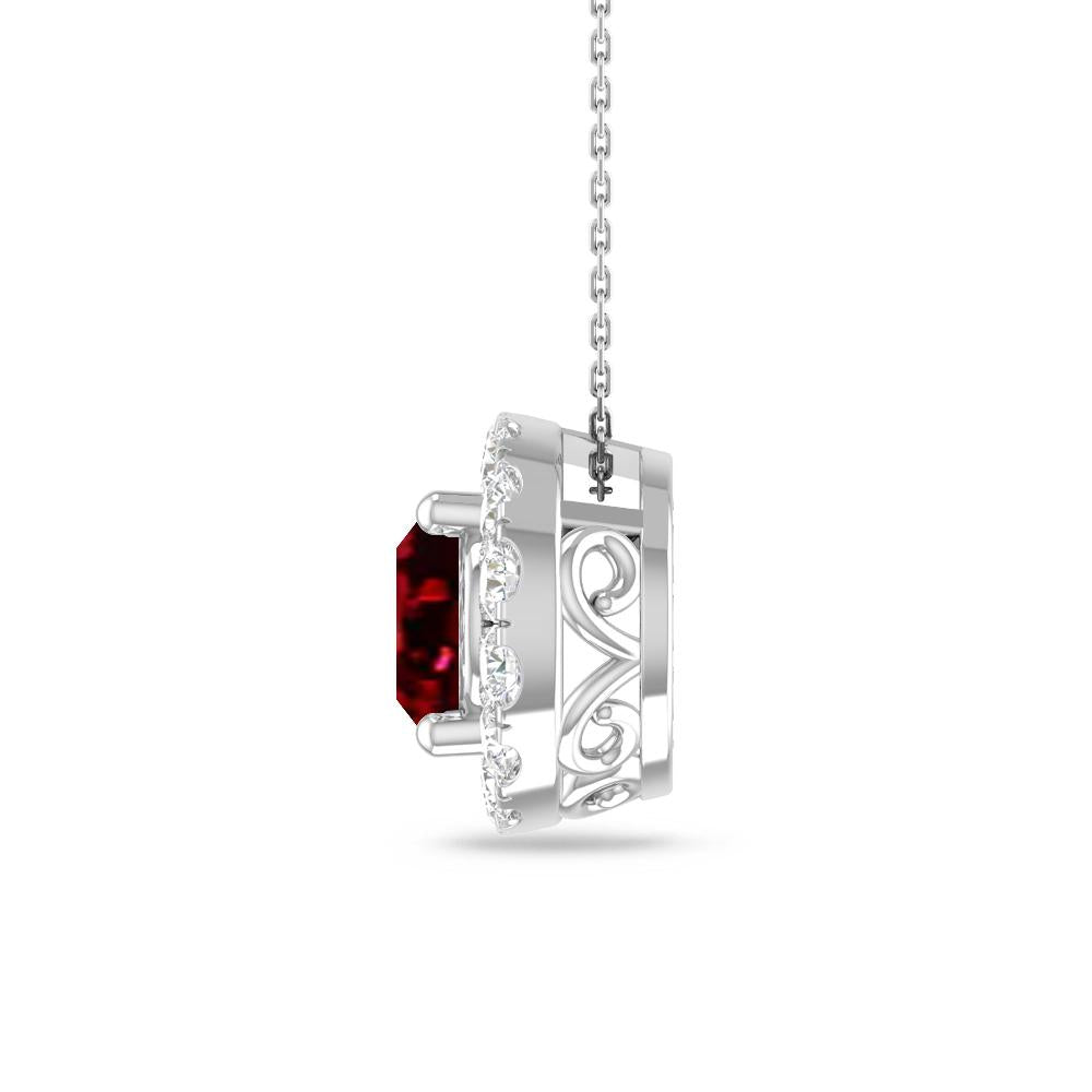 White Gold - Ruby