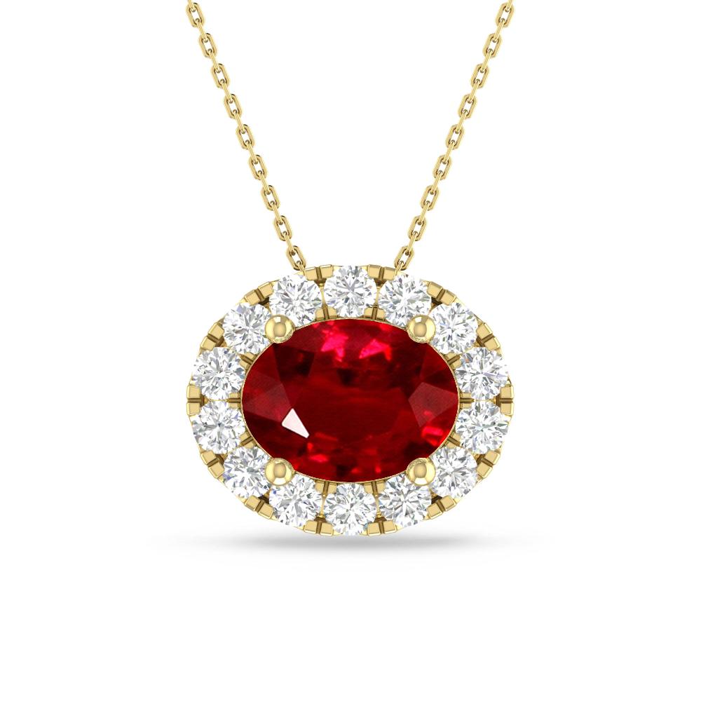 Yellow Gold - Ruby