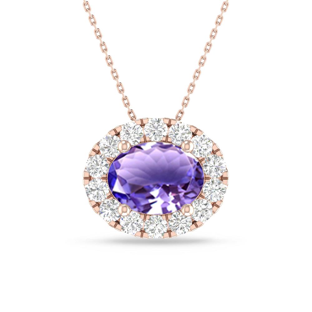 Rose Gold - Tanzanite