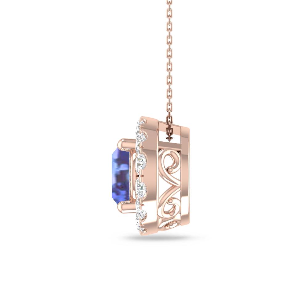 Rose Gold - Tanzanite