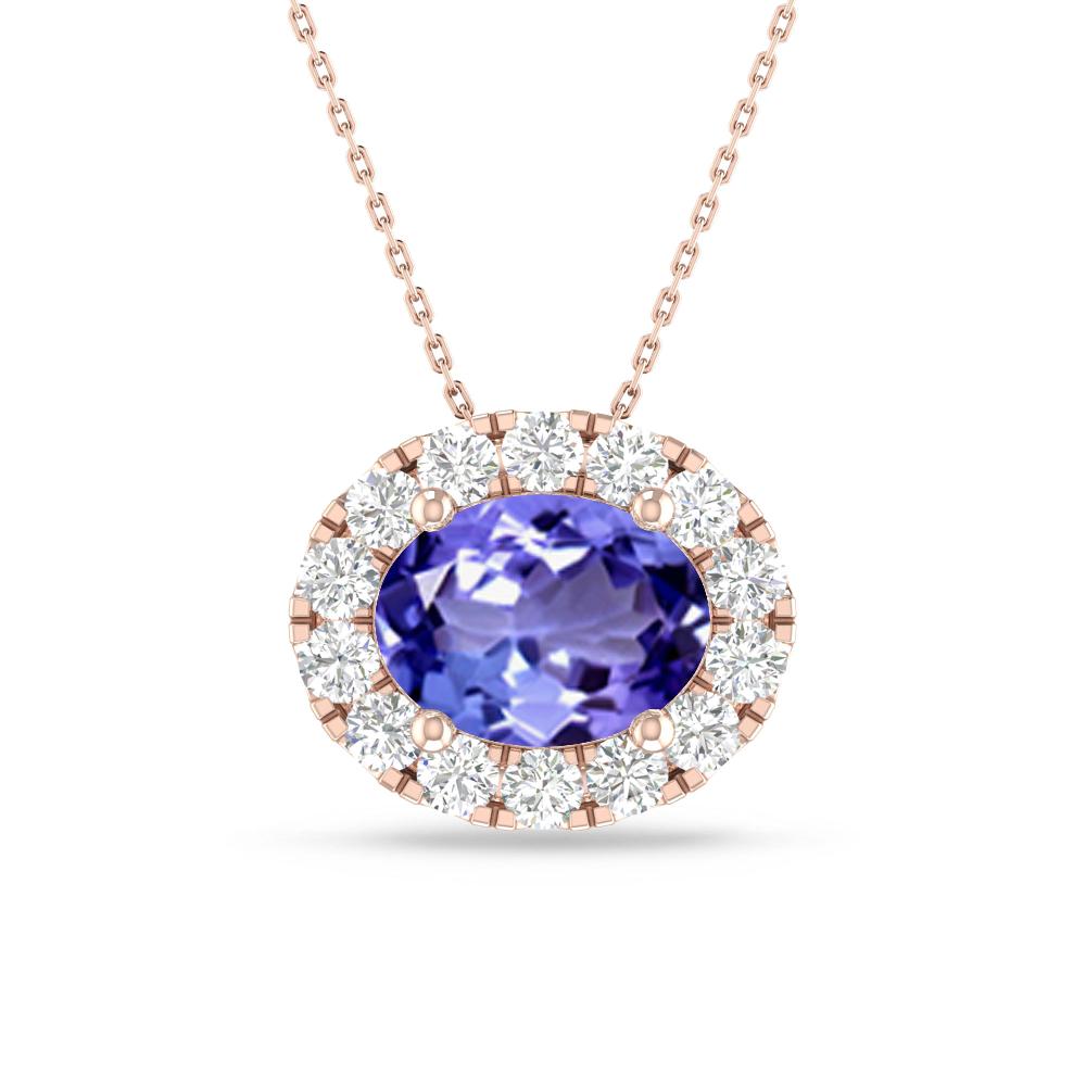 Rose Gold - Tanzanite