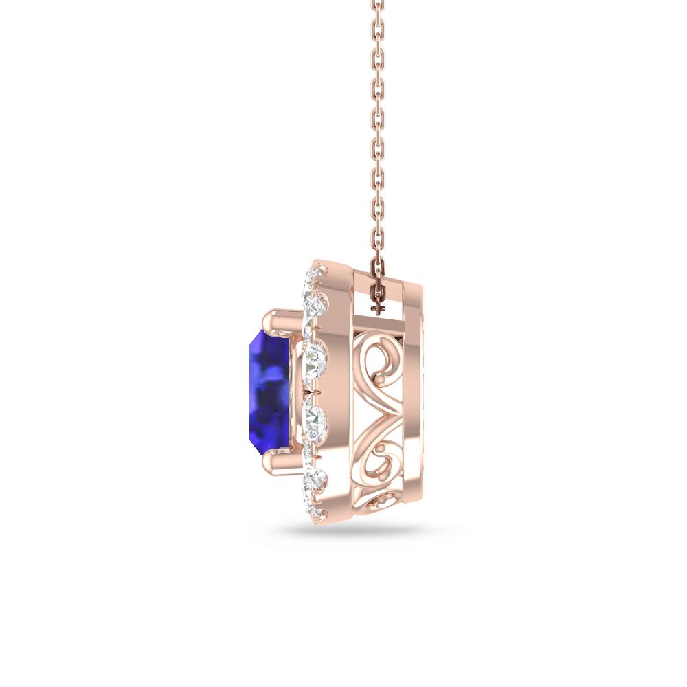Rose Gold - Tanzanite