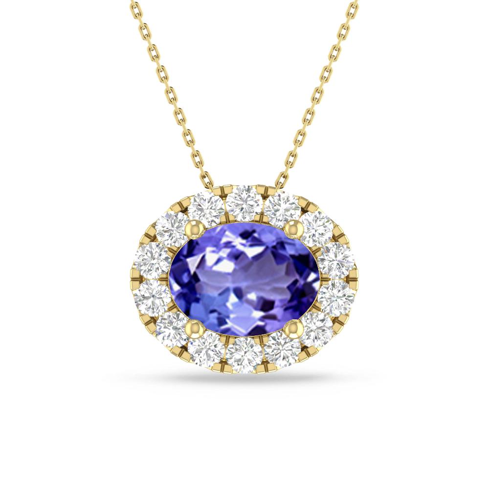 Yellow Gold - Tanzanite