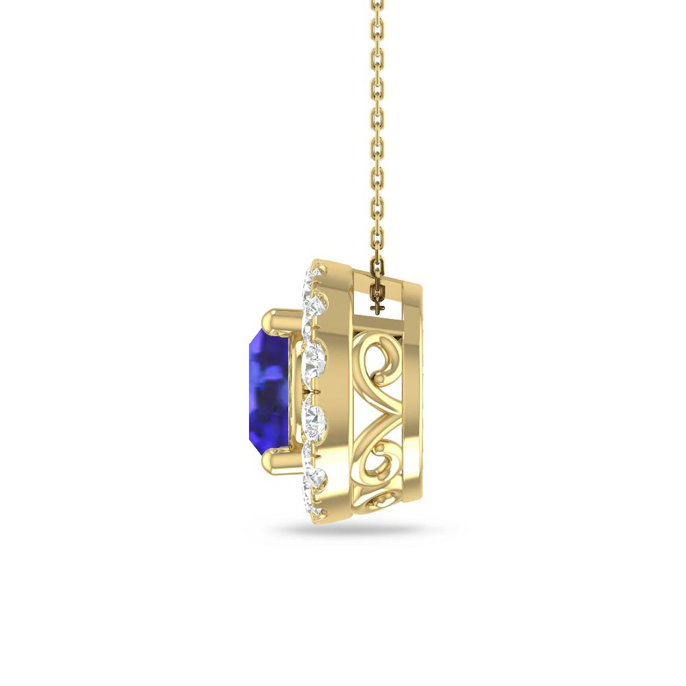 Yellow Gold - Tanzanite