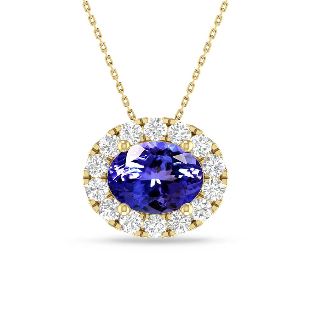 Yellow Gold - Tanzanite