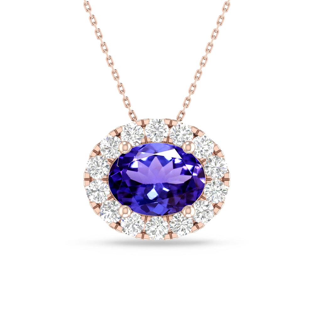 Rose Gold - Tanzanite
