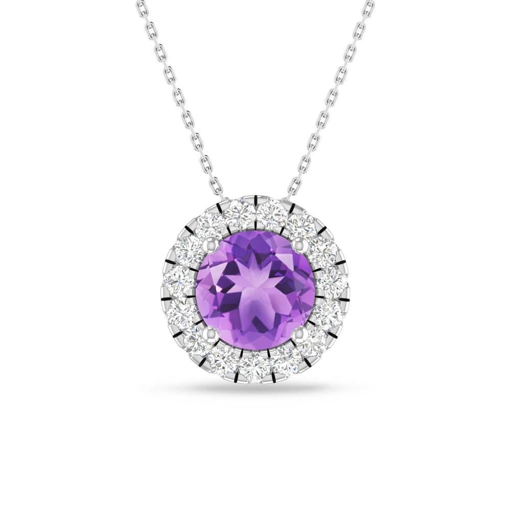 White Gold - Amethyst