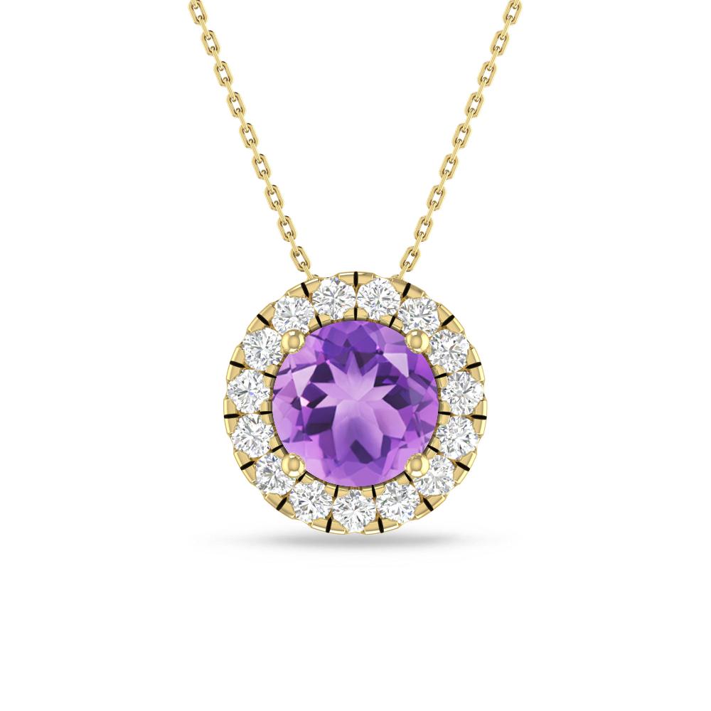 Yellow Gold - Amethyst