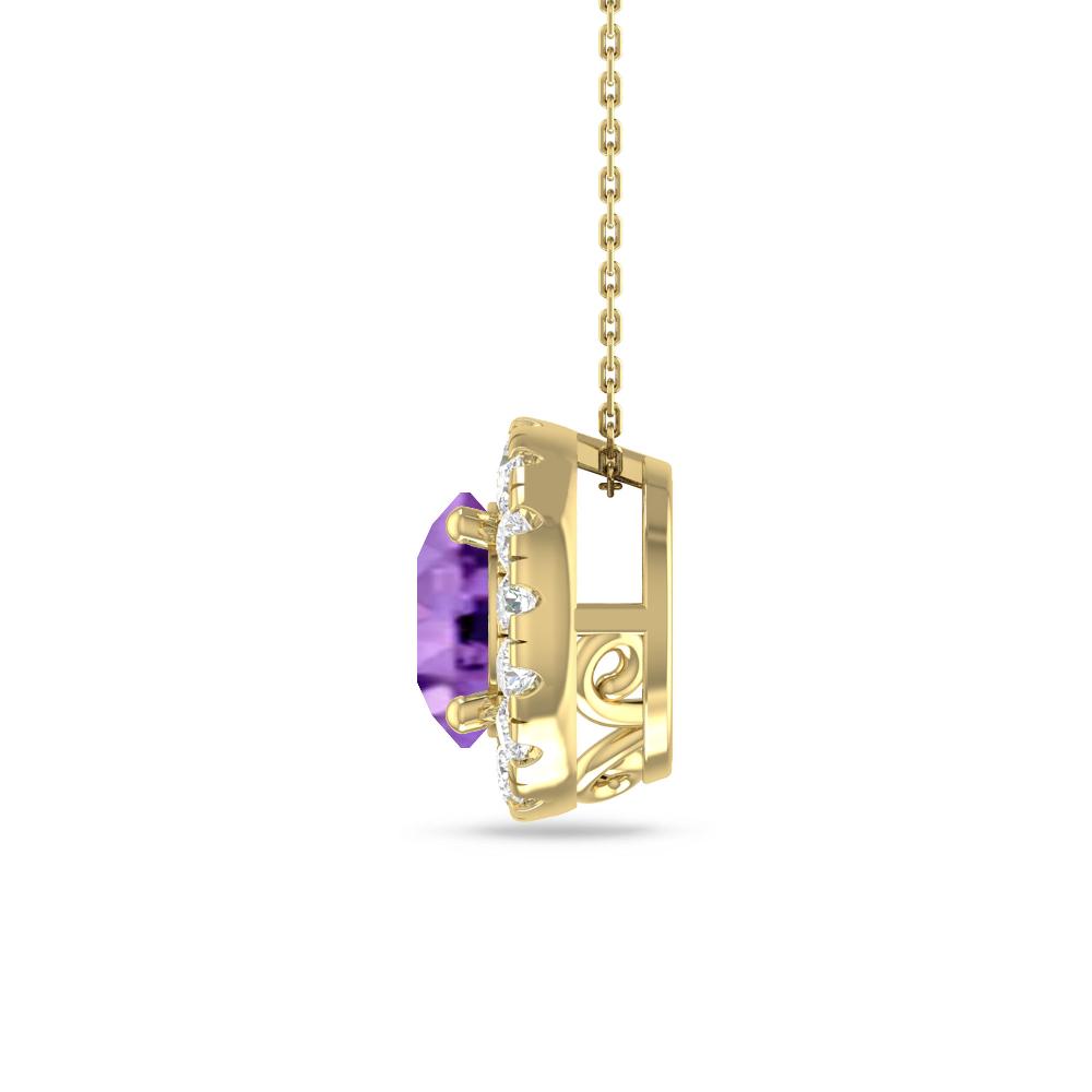 Yellow Gold - Amethyst