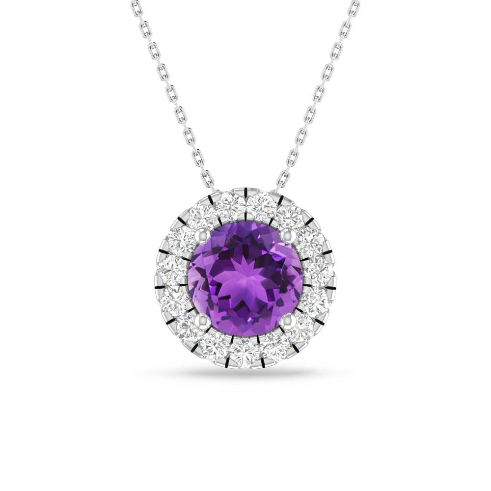 White Gold - Amethyst
