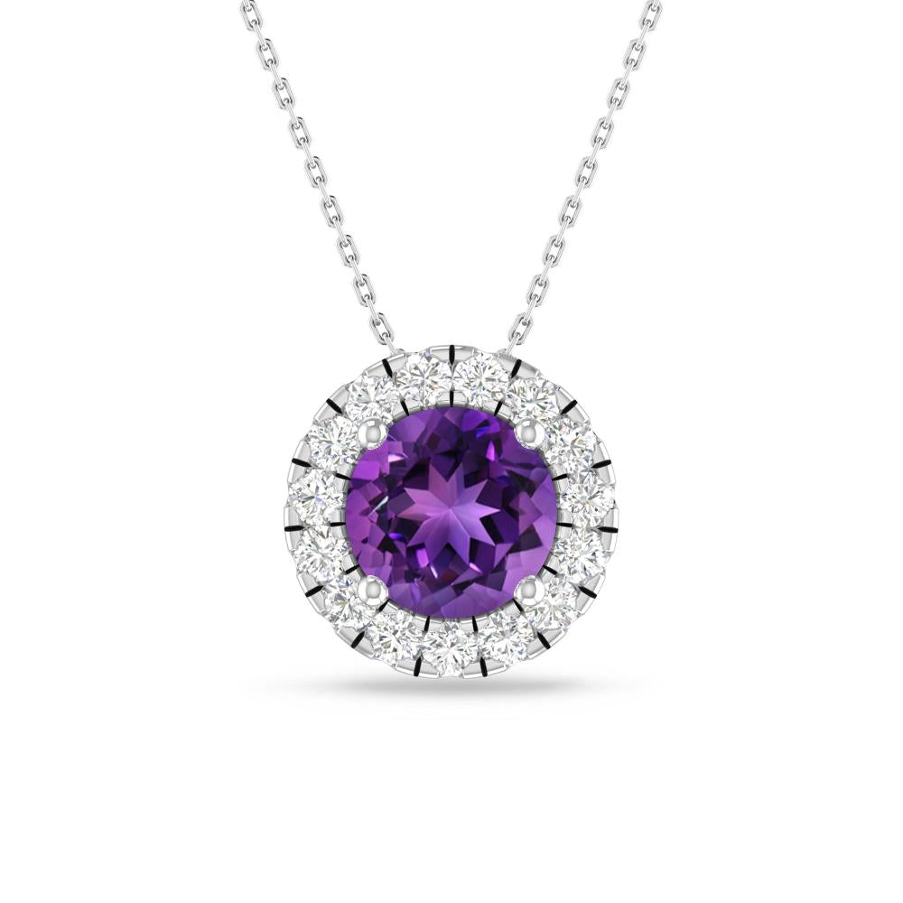 White Gold - Amethyst