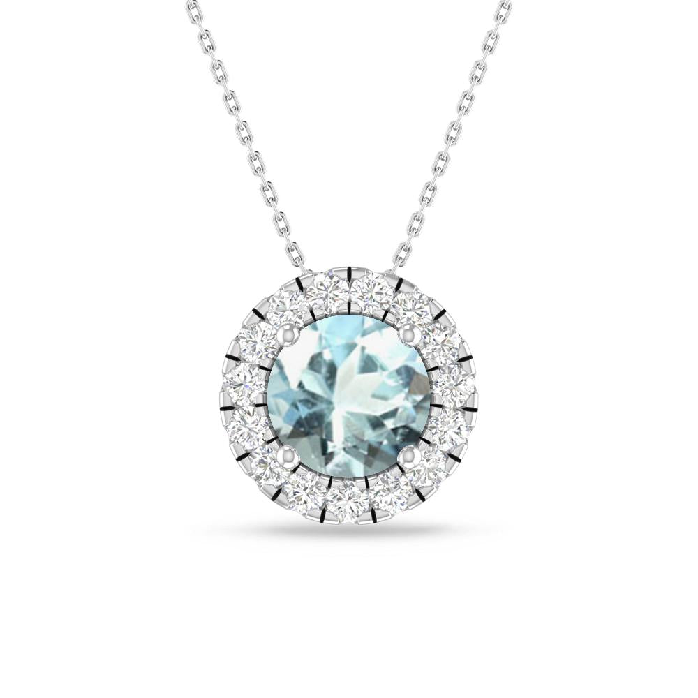 White Gold - Aquamarine