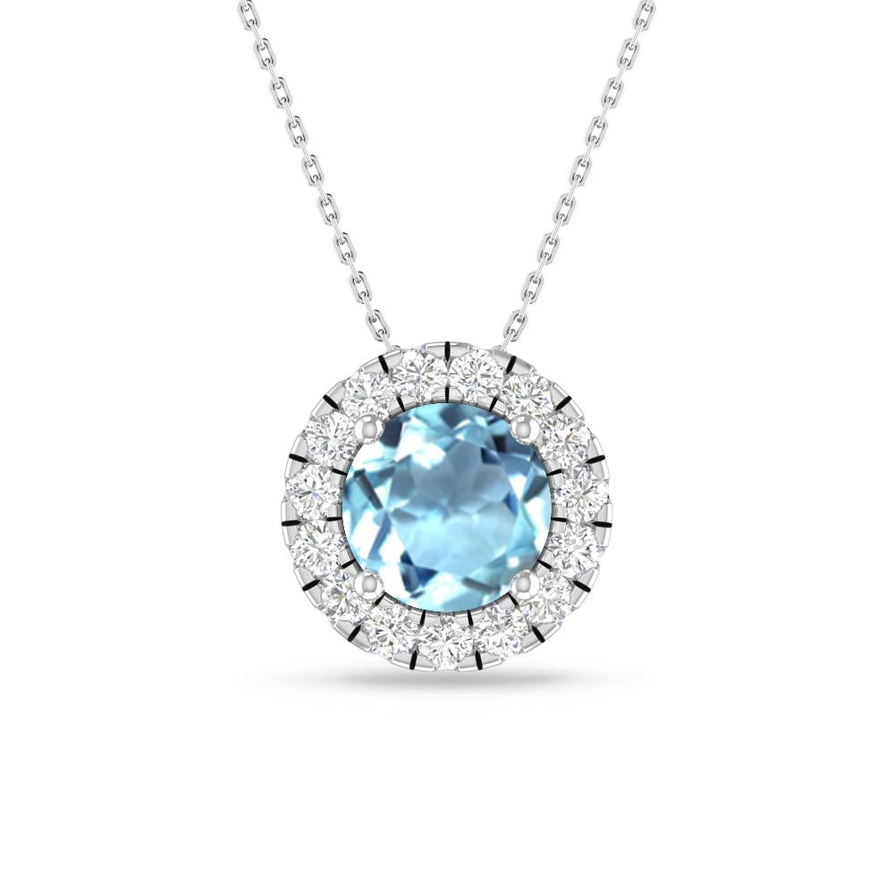 White Gold - Aquamarine