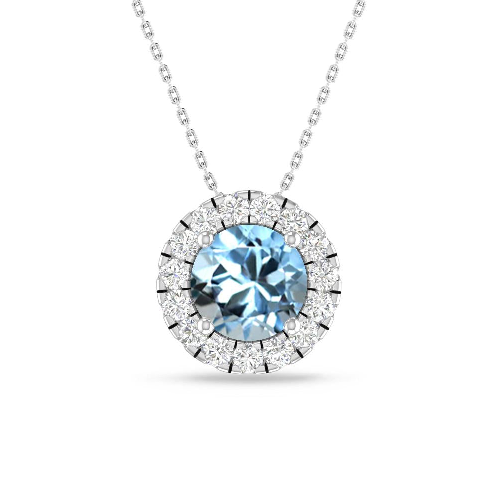 White Gold - Aquamarine