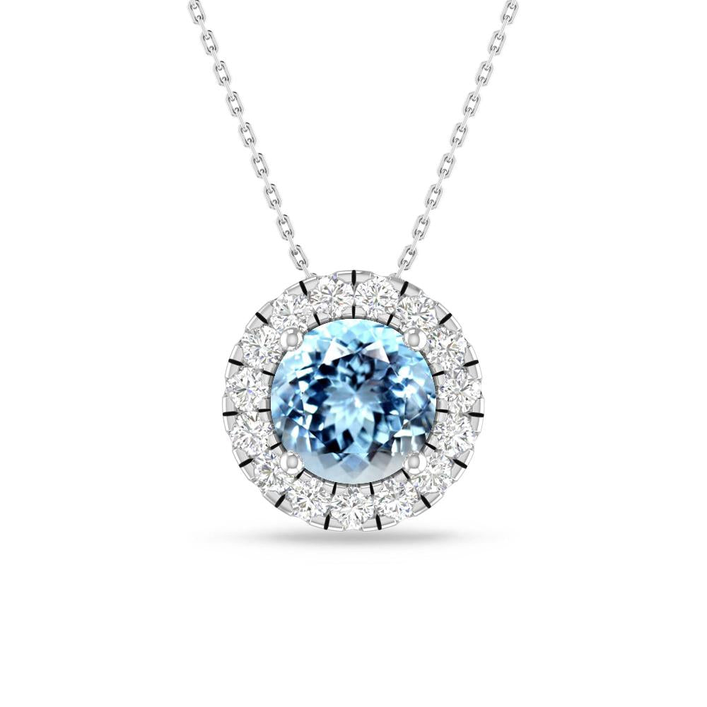 White Gold - Aquamarine