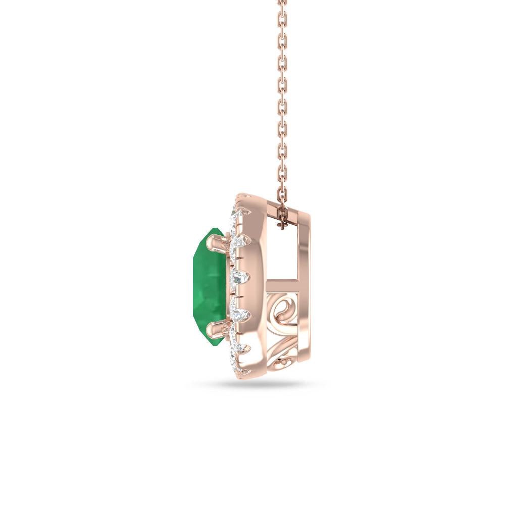 Rose Gold - Emerald
