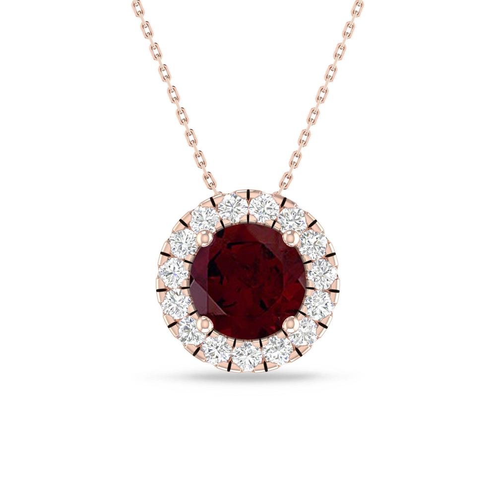 Rose Gold - Garnet