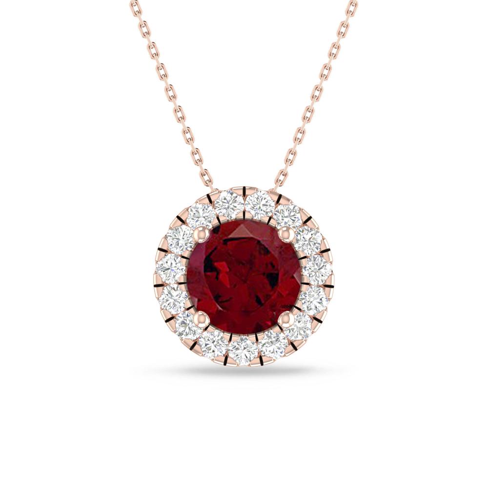 Rose Gold - Garnet