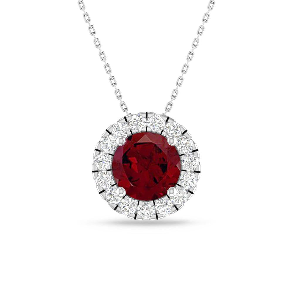 White Gold - Garnet