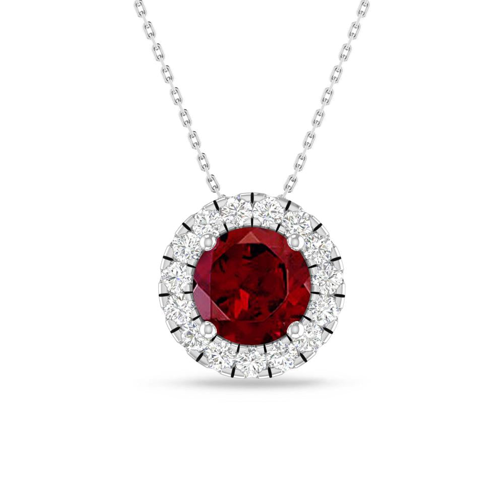 White Gold - Garnet