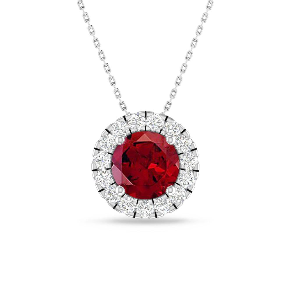 White Gold - Garnet