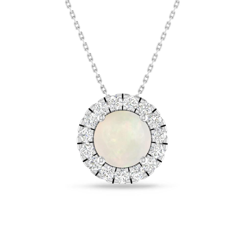 White Gold - Opal