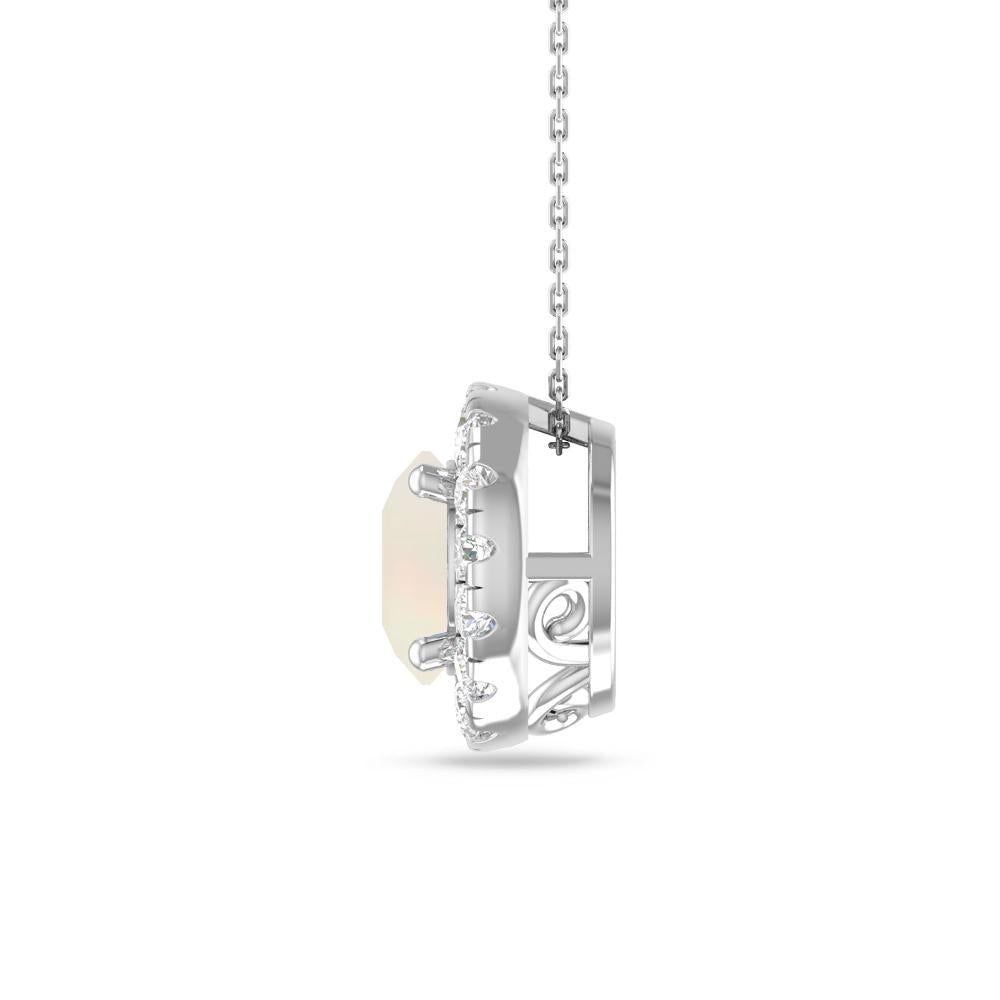 White Gold - Opal