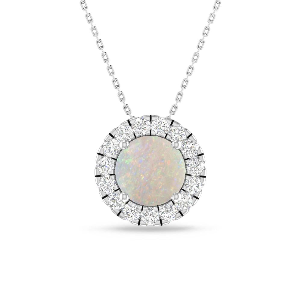 White Gold - Opal