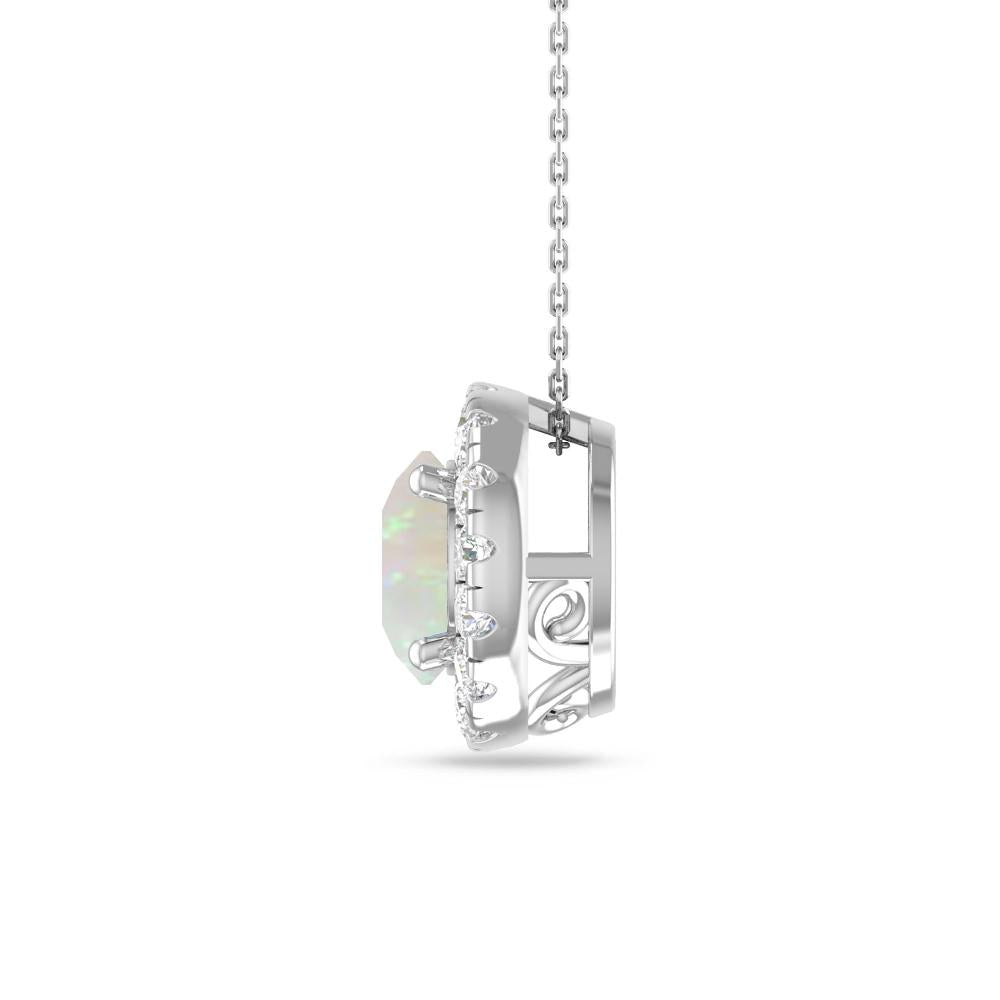 White Gold - Opal