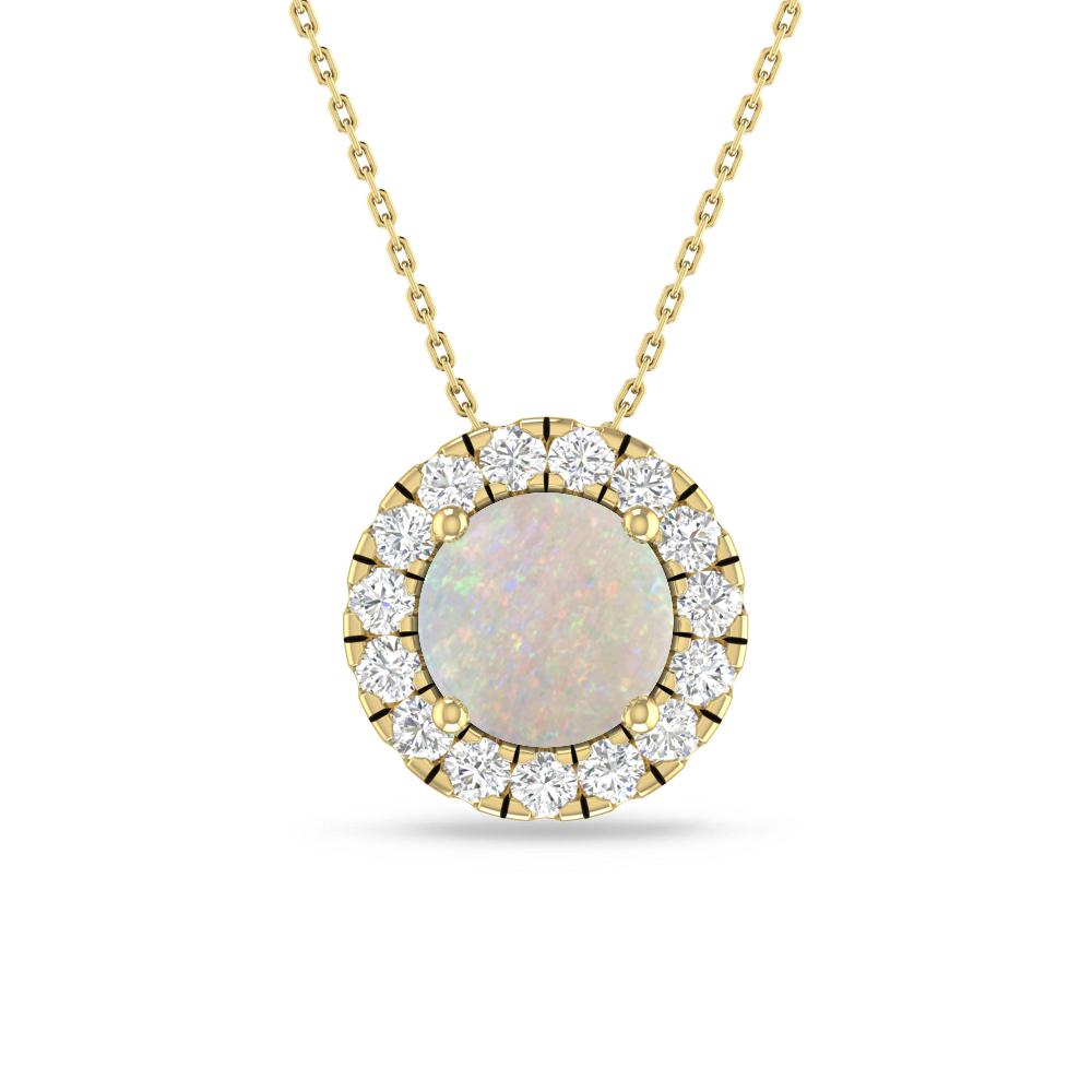Yellow Gold - Opal
