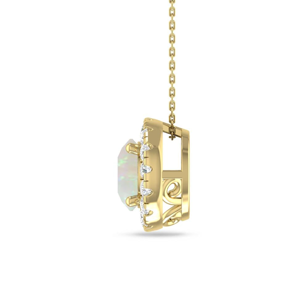 Yellow Gold - Opal