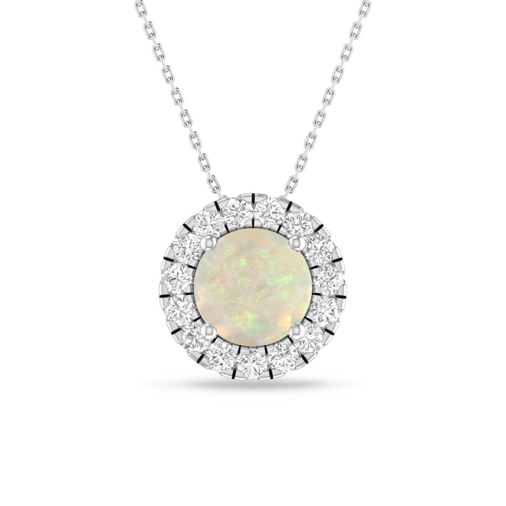 White Gold - Opal