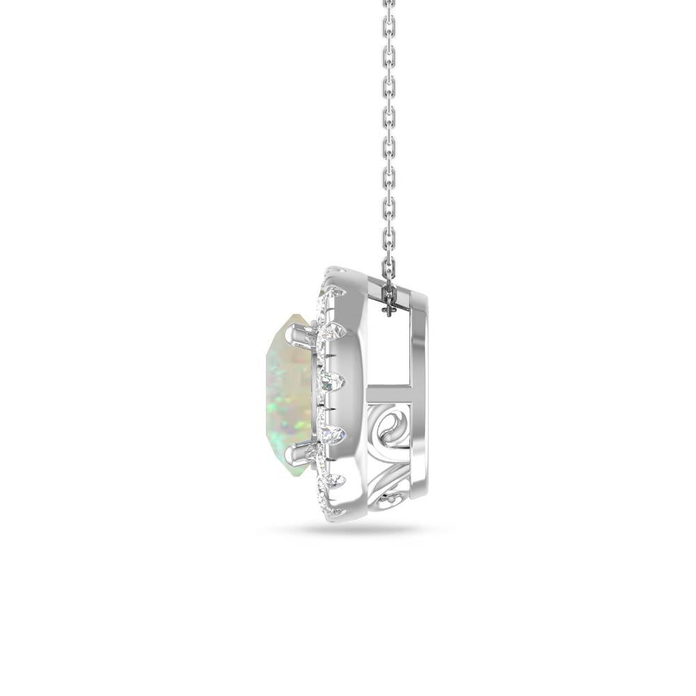 White Gold - Opal