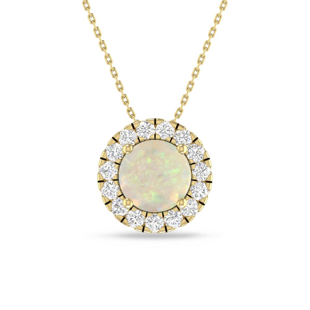 Yellow Gold - Opal